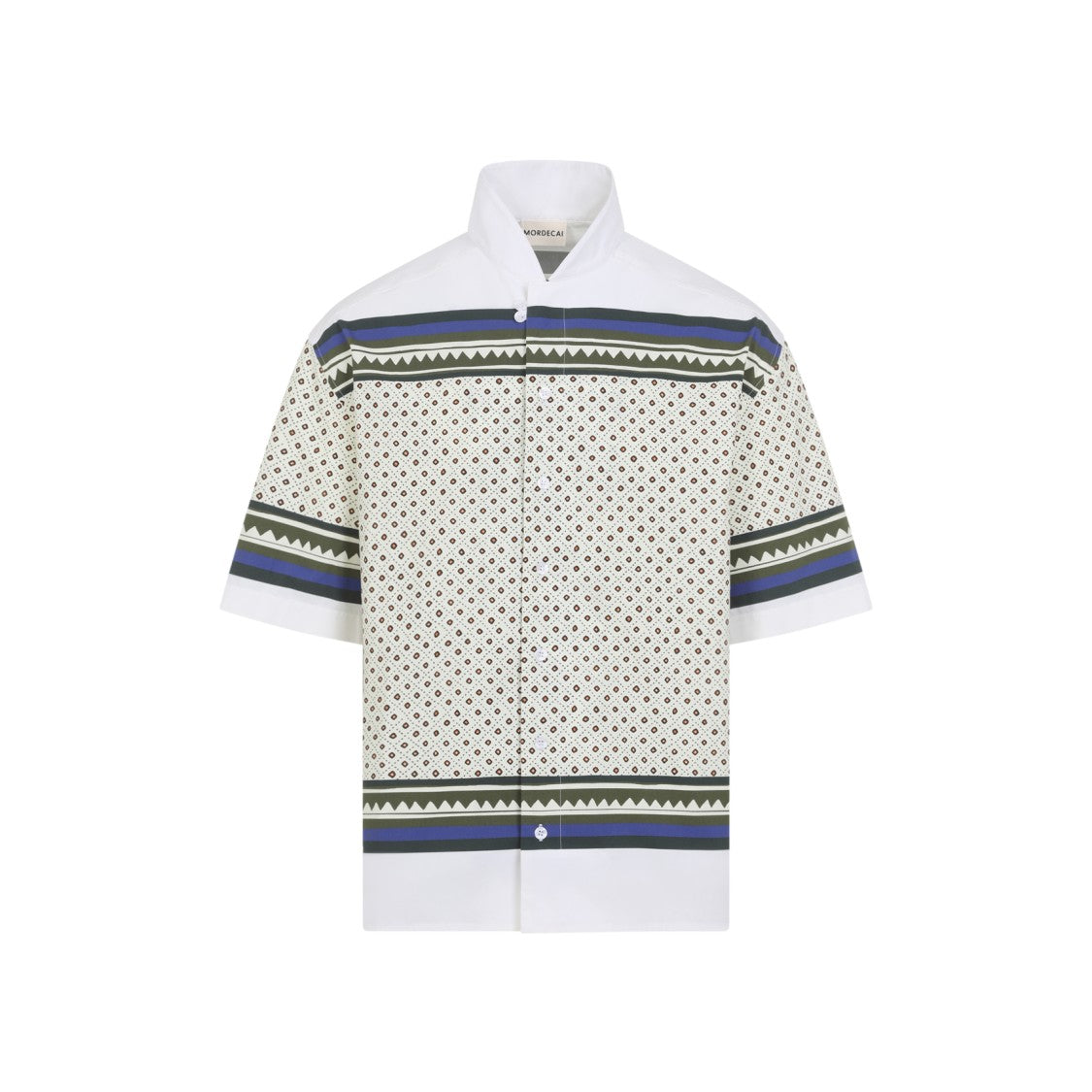 Mordecai Short-Sleeve Casual Shirt With Geometric Patterns