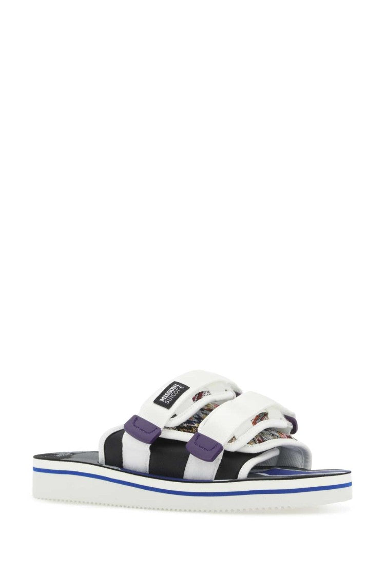 Suicoke Multicolor Fabric Moto-Cab Slippers