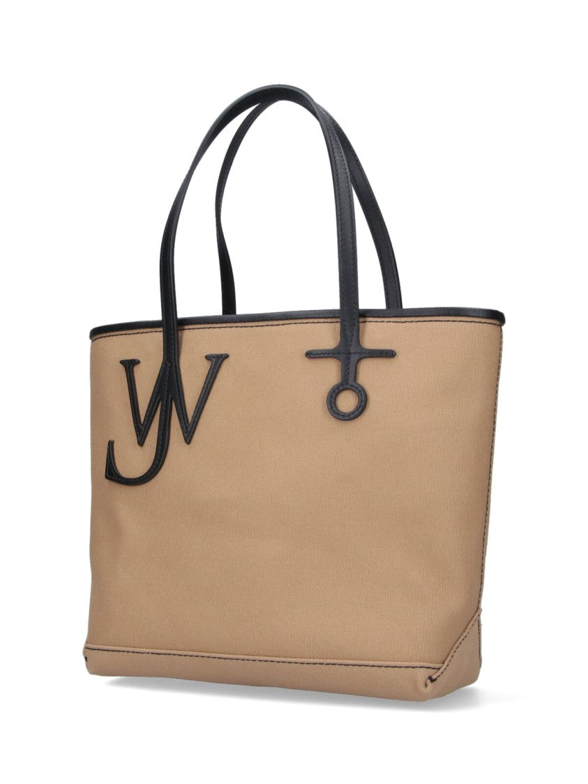 J. W. Anderson Beige Anchor Cotton Canvas Tote Bag