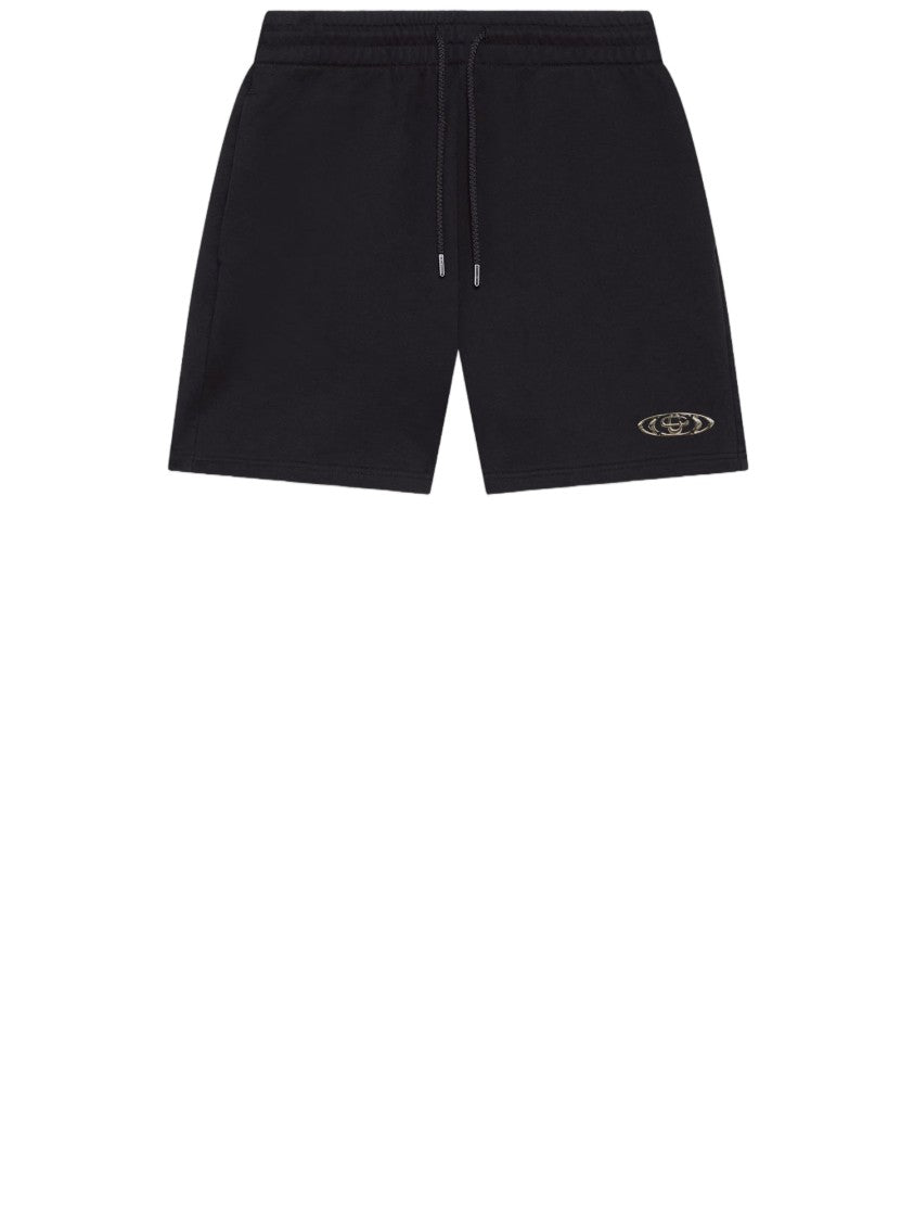 Casablanca Minimalist Cotton Shorts With Logo And Adjustable Waistband