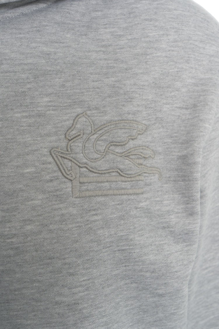 Etro Sweatshirt With Hood And Logo Embroidery