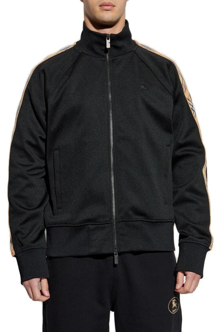 Burberry Structured Black Jacket With High Collar And Tailored Fit