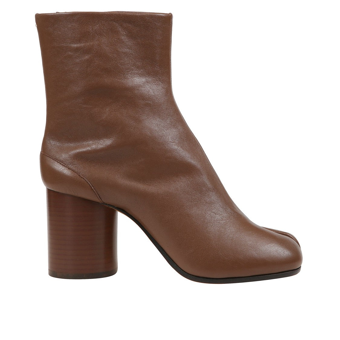 Maison Margiela Streamlined Black Ankle Boot With Minimalist Design