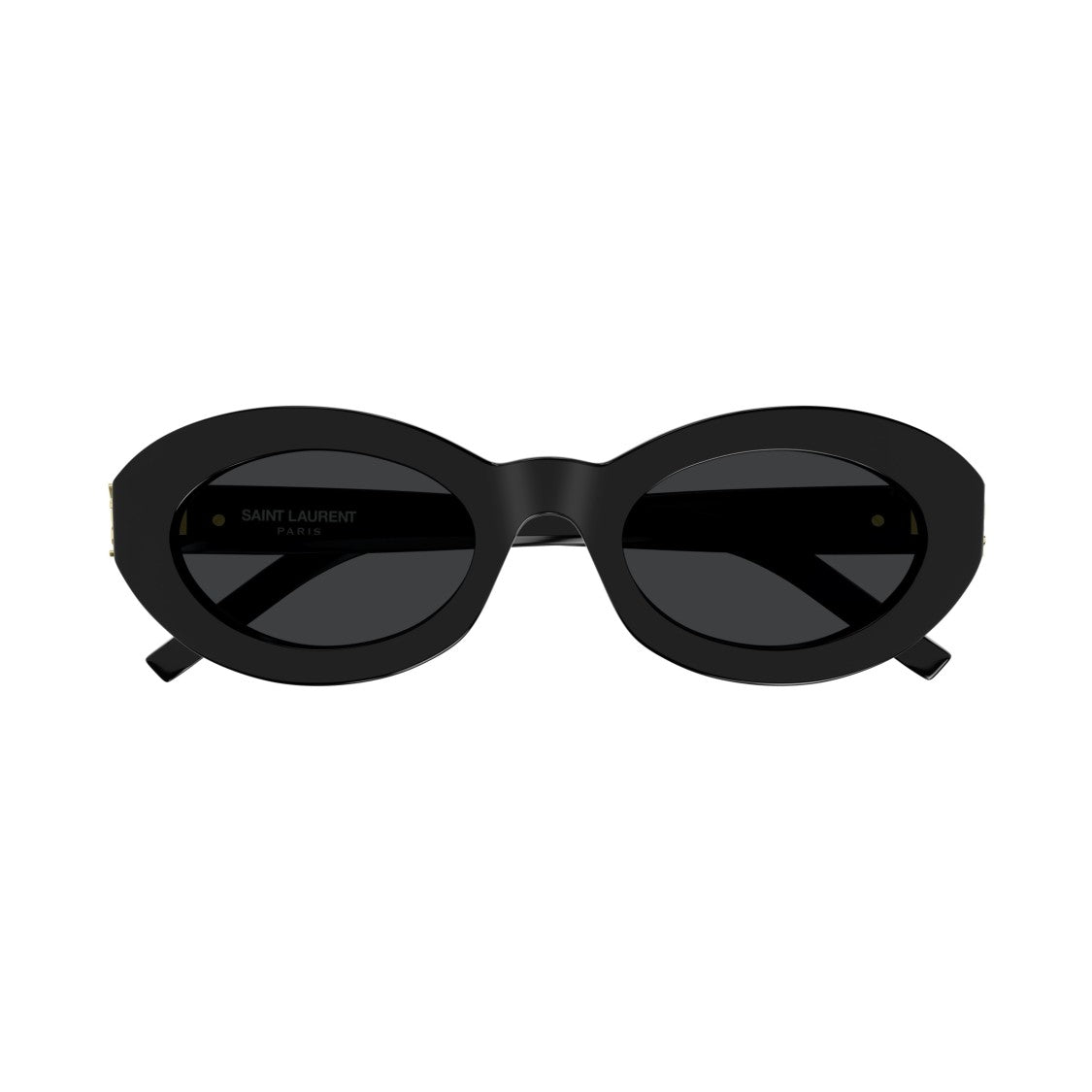 Saint Laurent Bold Oval Recycled Acetate Sunglasses