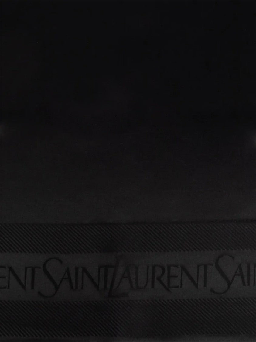 Saint Laurent Foulard Rectangular Satin Silk Scarf
