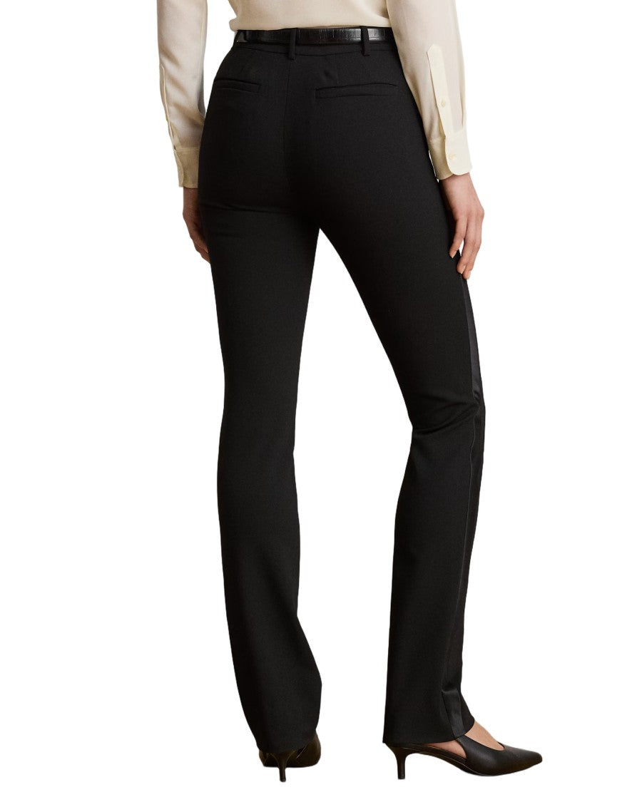 Lauren Ralph Lauren Korette Full-Length Flat-Front Pants With Modern Silhouette