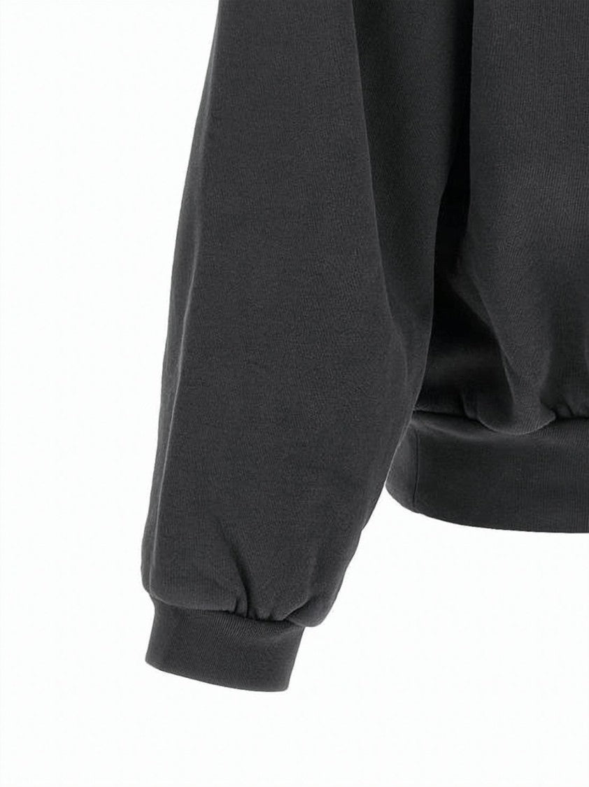 Fear Of God Vintage-Inspired Black Polo Shirt With Embroidered Logos