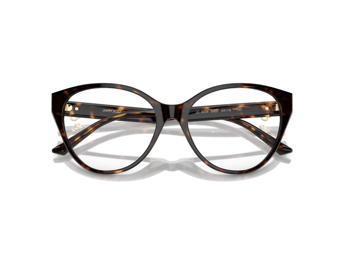 Jimmy Choo Gold 0Jc3009 Tortoiseshell Cat-Eye Round Sunglasses
