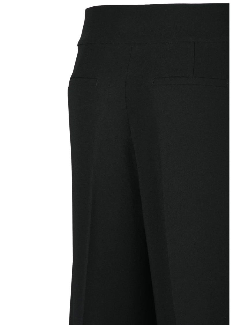 Pennyblack Wide-Leg High-Waisted Trousers In Technical Fabric