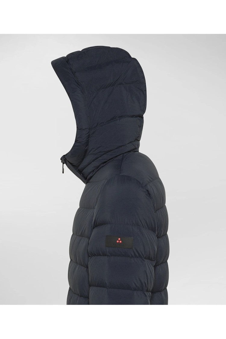 Peuterey Blue Nylon Quilted Down Jacket