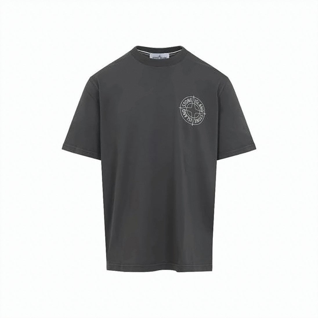 Stone Island Short-Sleeve Cotton Crew Neck T-Shirt