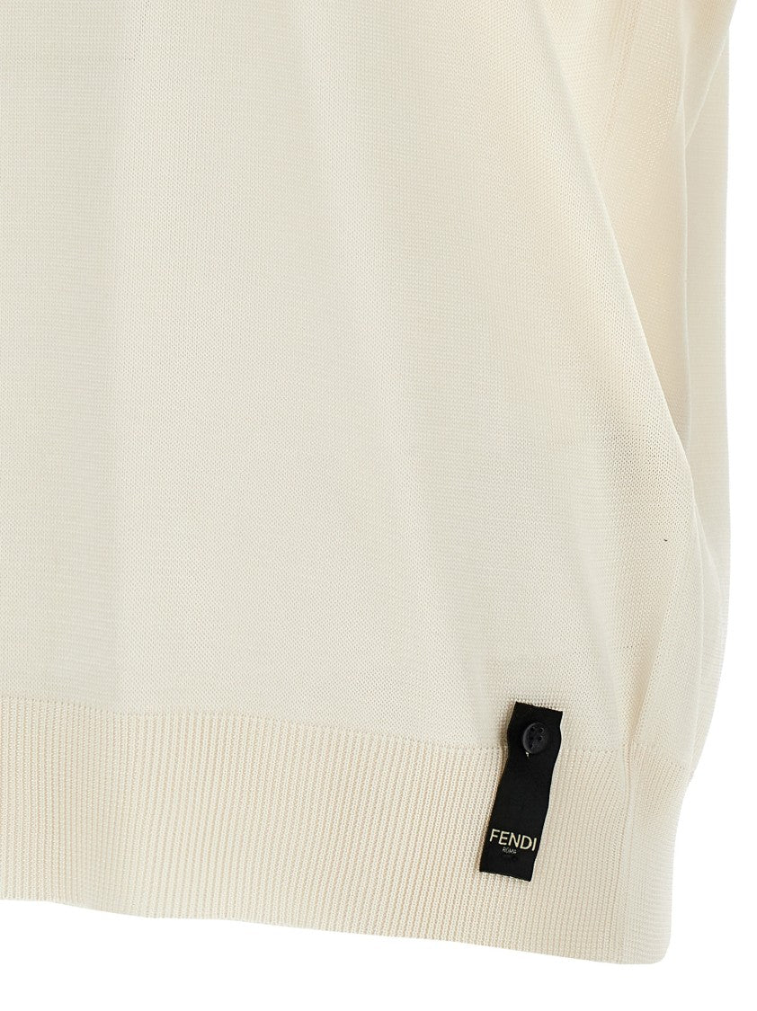 Fendi Viscose Polo Shirt