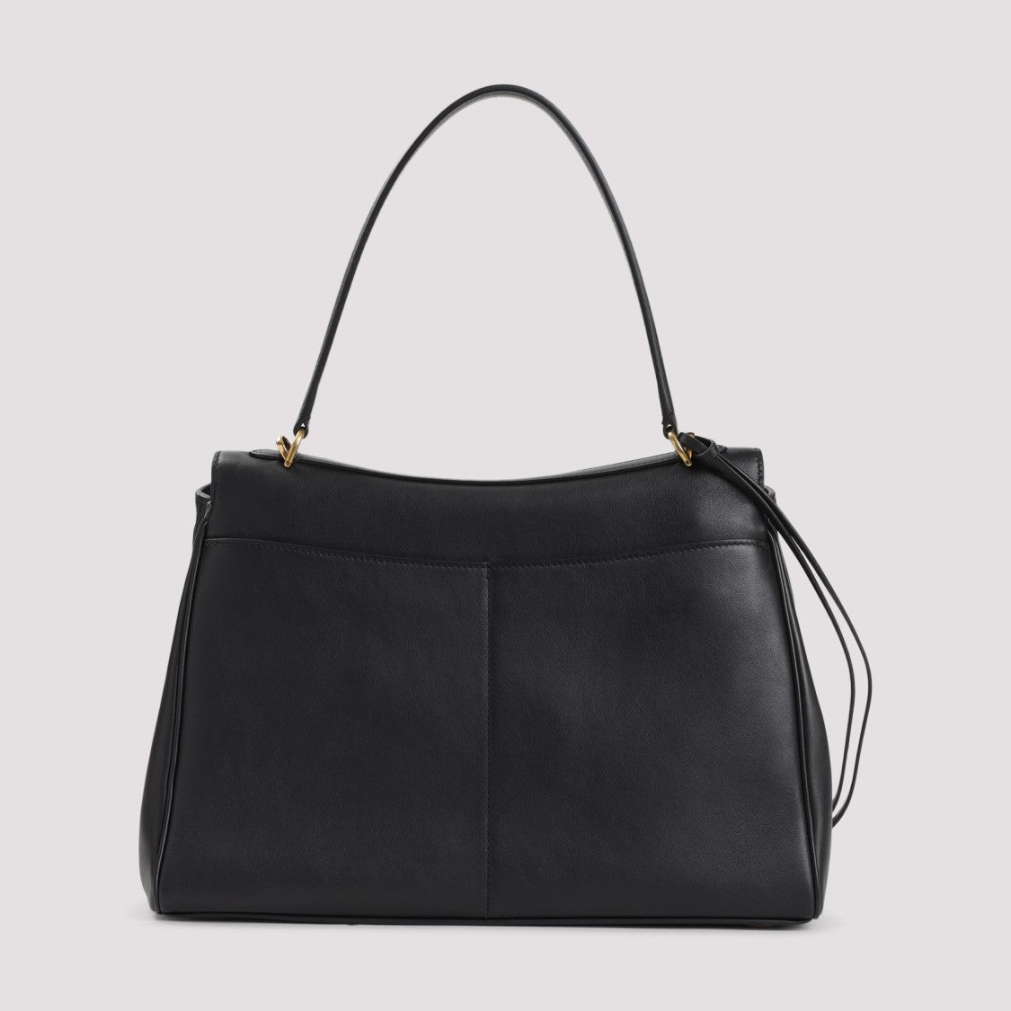 Balenciaga Rodeo Handbag In Black Calf Leather