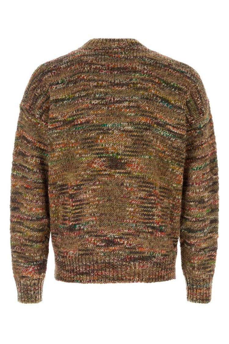 Alanui Multicolor Acetate Blend Grunge Beat Sweater