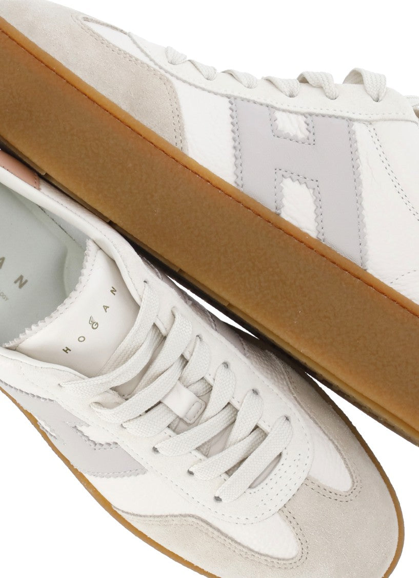 Hogan Low-Top Sneakers With Suede Accents And Chunky Sole