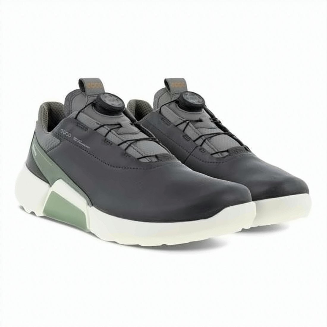 Ecco Dial-Lacing Sneakers With Leather Upper