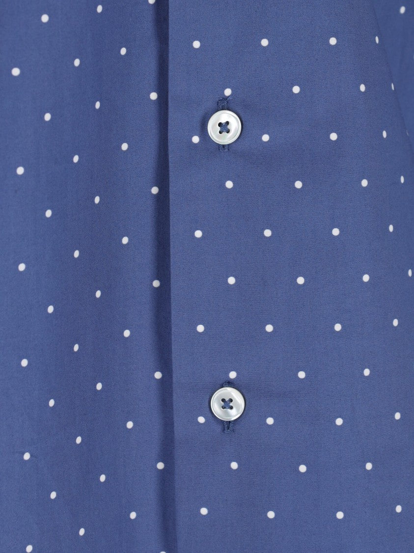 Paul Smith Polka Dot Shirt – Blue