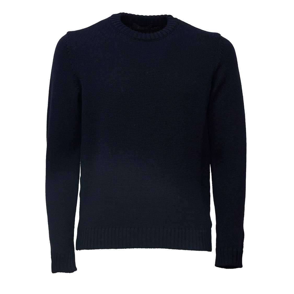 Zanone Slim Fit Ribbed Crewneck Sweater