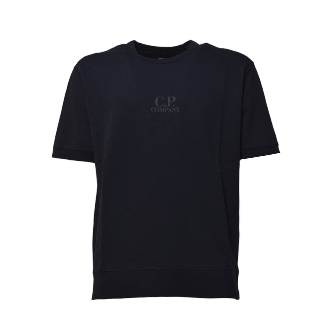 C.P. Company Blue Cotton Logo Sweatshirt