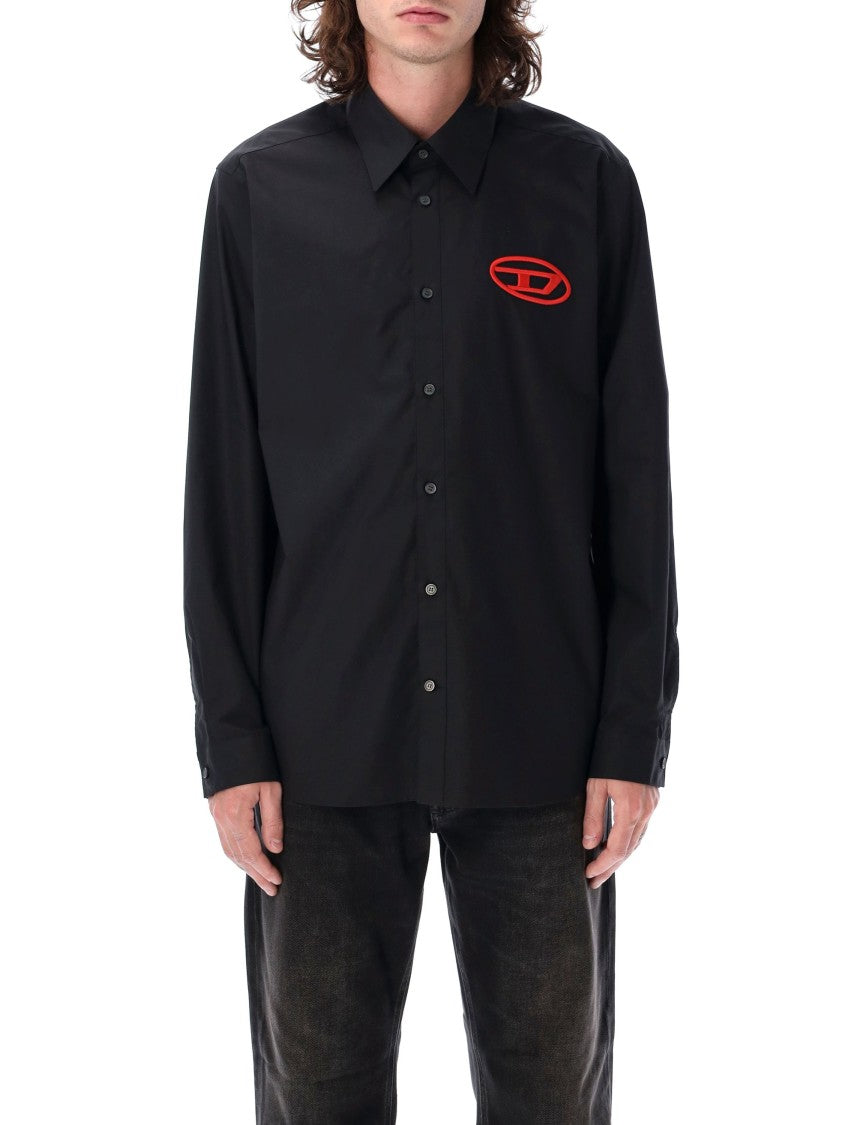 Diesel Black Button-Up S-Simply-D Shirt