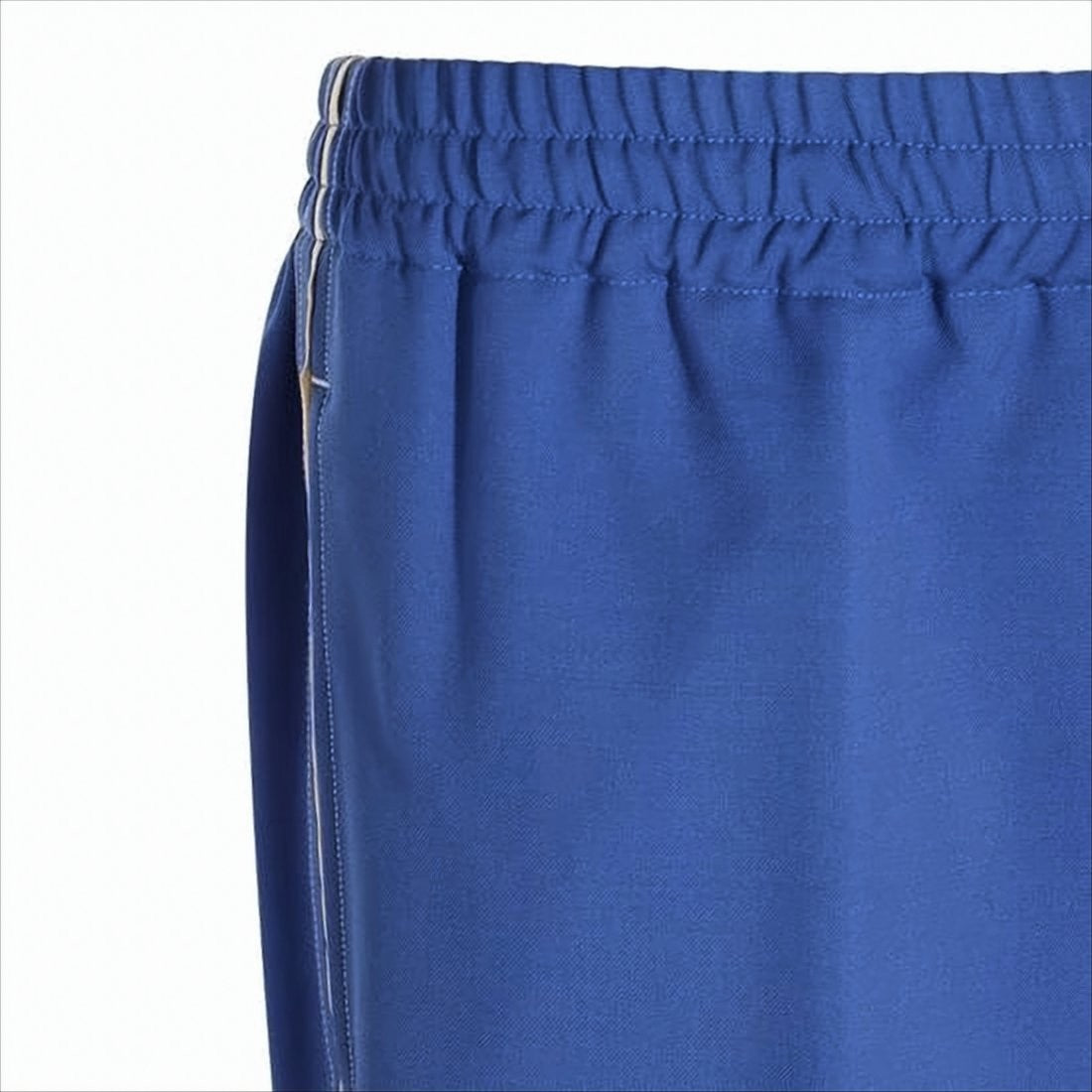 Gucci Slim Tapered Pants In Smooth Blue Mohair