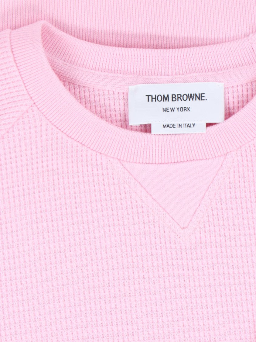 Thom Browne "4-Bar" Logo T-Shirt – Pink