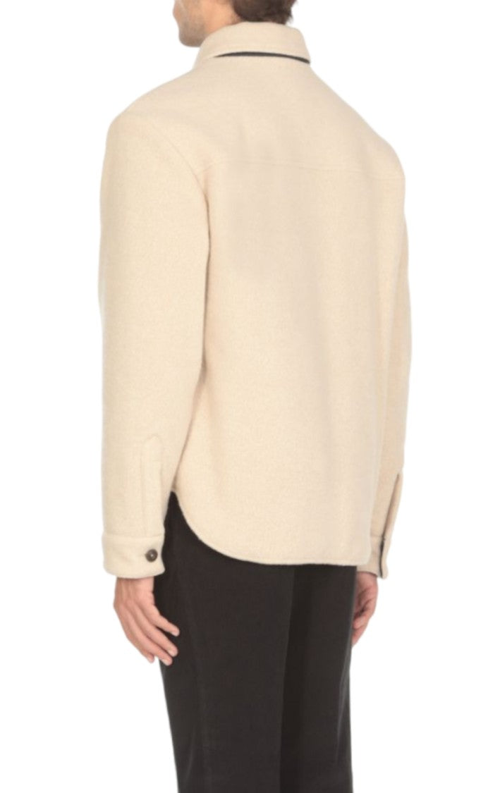 Fay Men's Casual Jacket With Textured Fabric