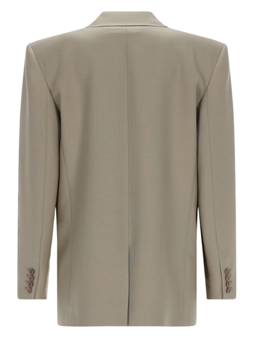 Saint Laurent Structured Single-Breasted Wool-Silk Blazer