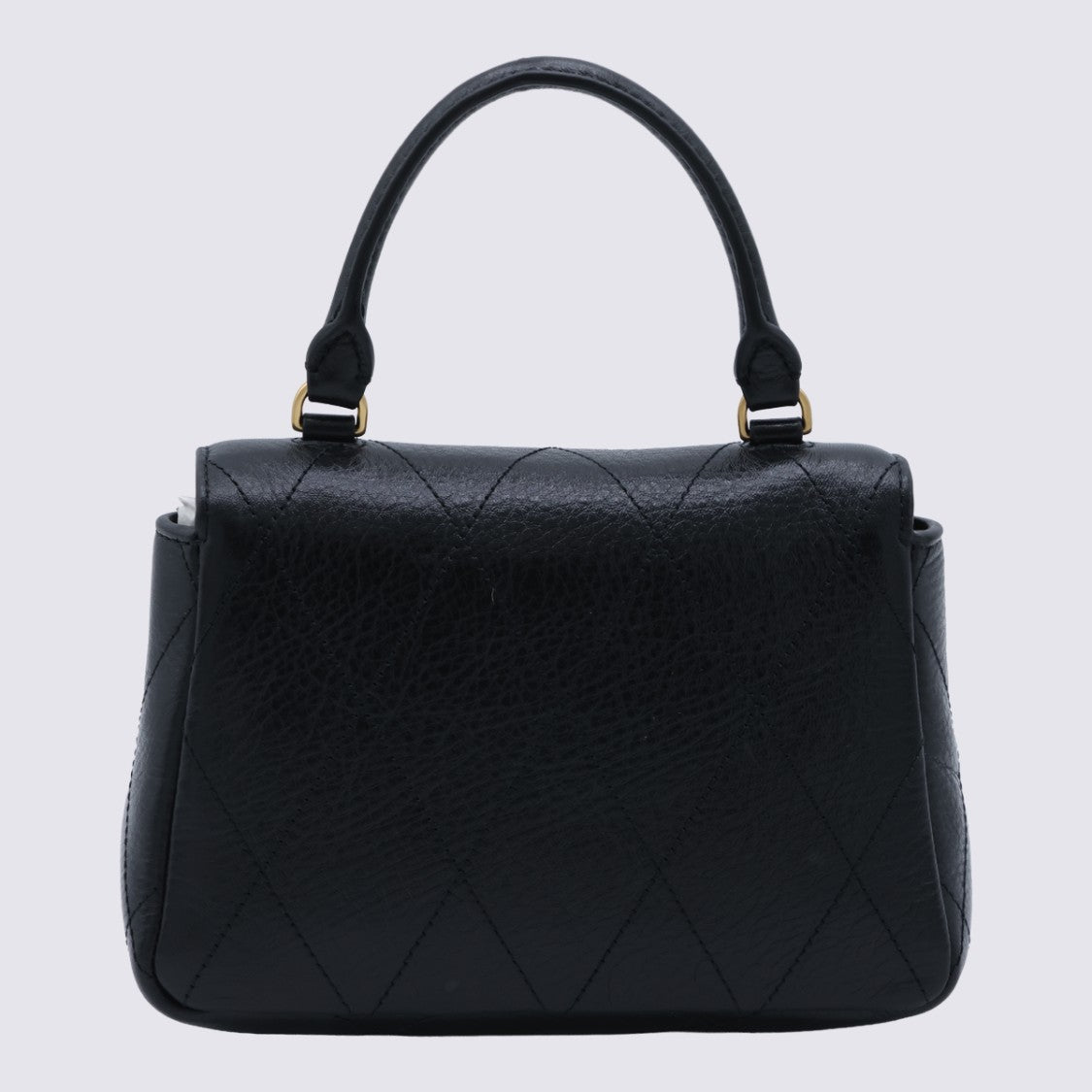 Tory Burch Quilted Leather Handbag With Gold-Tone Logo Clasp