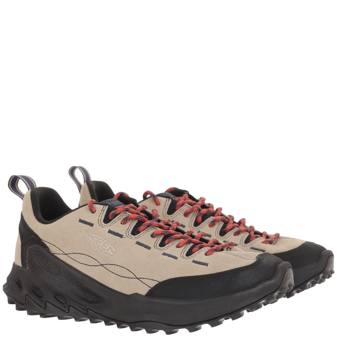 Keen Beige Jasper Zionic Mesh-Lined Leather Sneakers