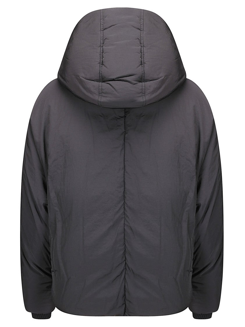 Sportmax Bomber Jacket With High Collar And Removable Hood