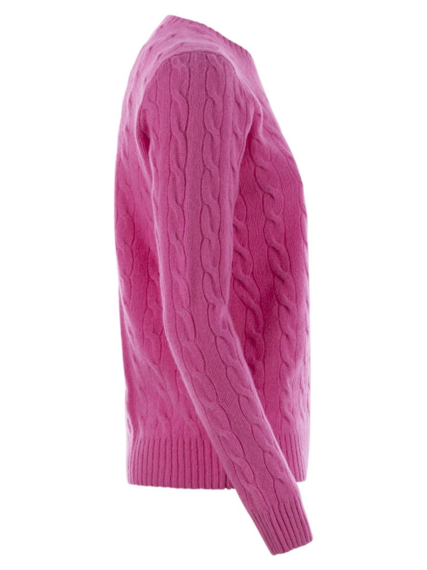 Polo Ralph Lauren Plaited Wool And Cashmere Crew-Neck