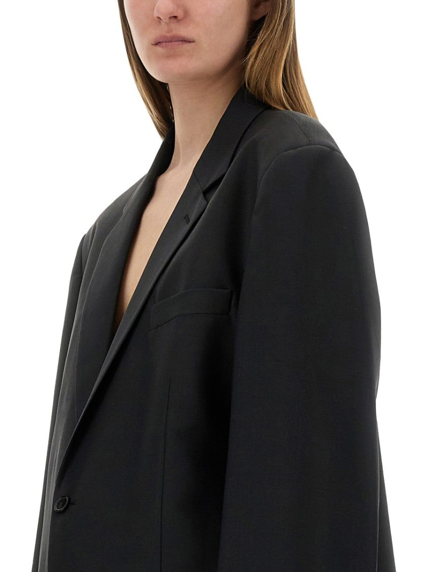 Maison Margiela Oversized Black Wool