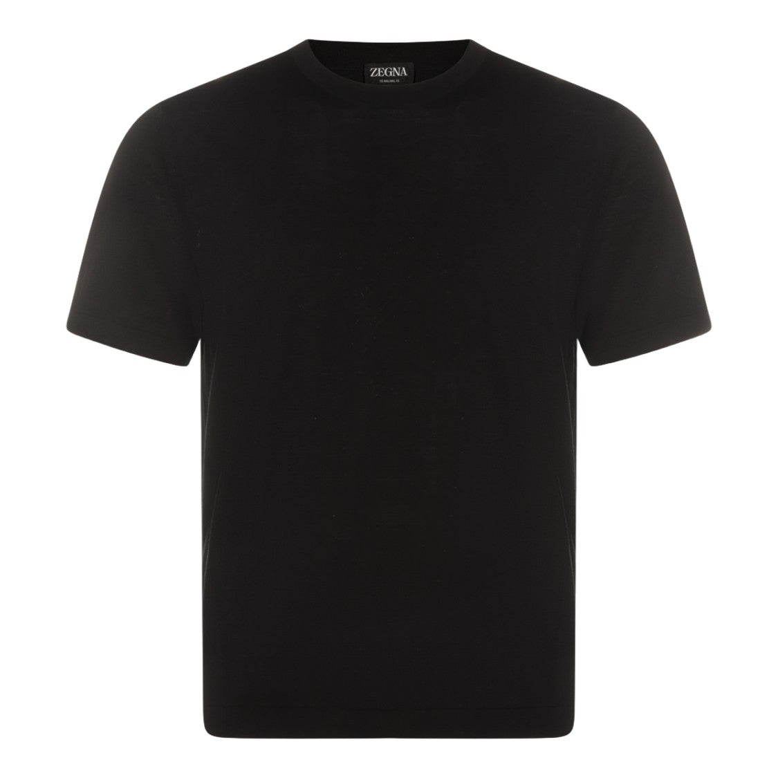 Zegna Classic Black Short-Sleeve T-Shirt