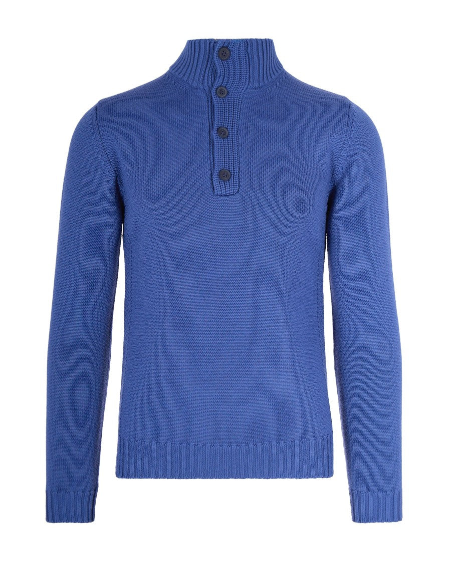 Alpha Studio Urban Cerulean Turtleneck