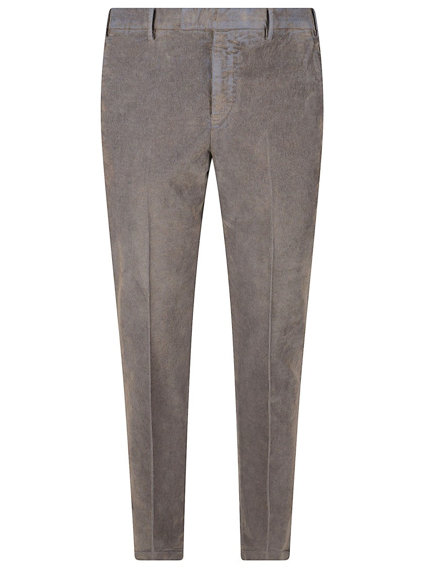 Pt Torino Grey Master Cotton-Blend Pants