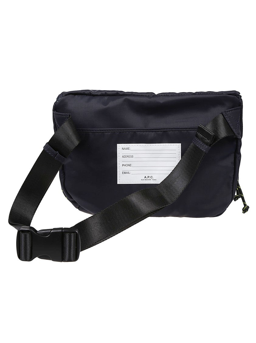 A.P.C. Trek Black Polyamide Belt Bag