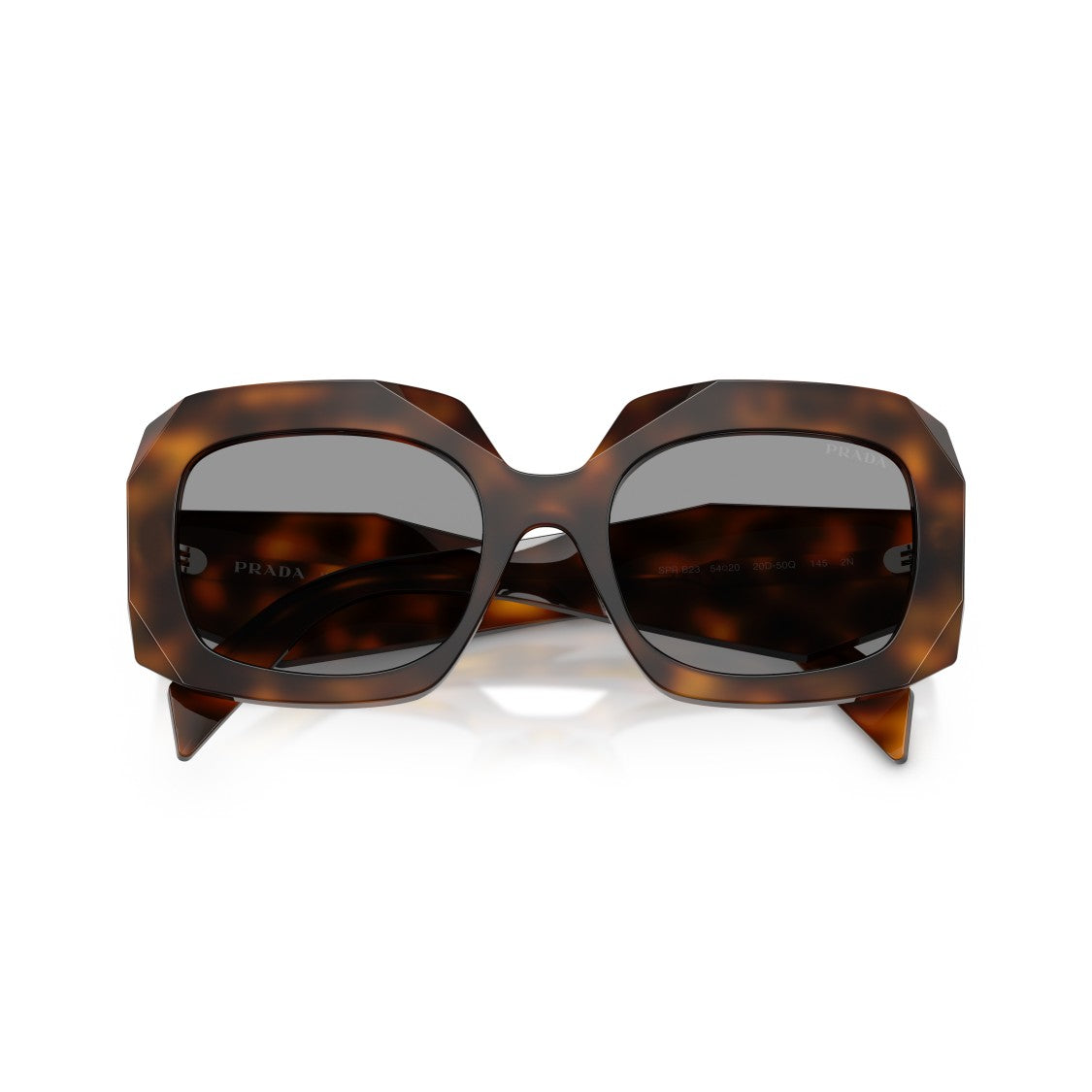 Prada 0Pr B23s Oversized Square Tortoiseshell Sunglasses