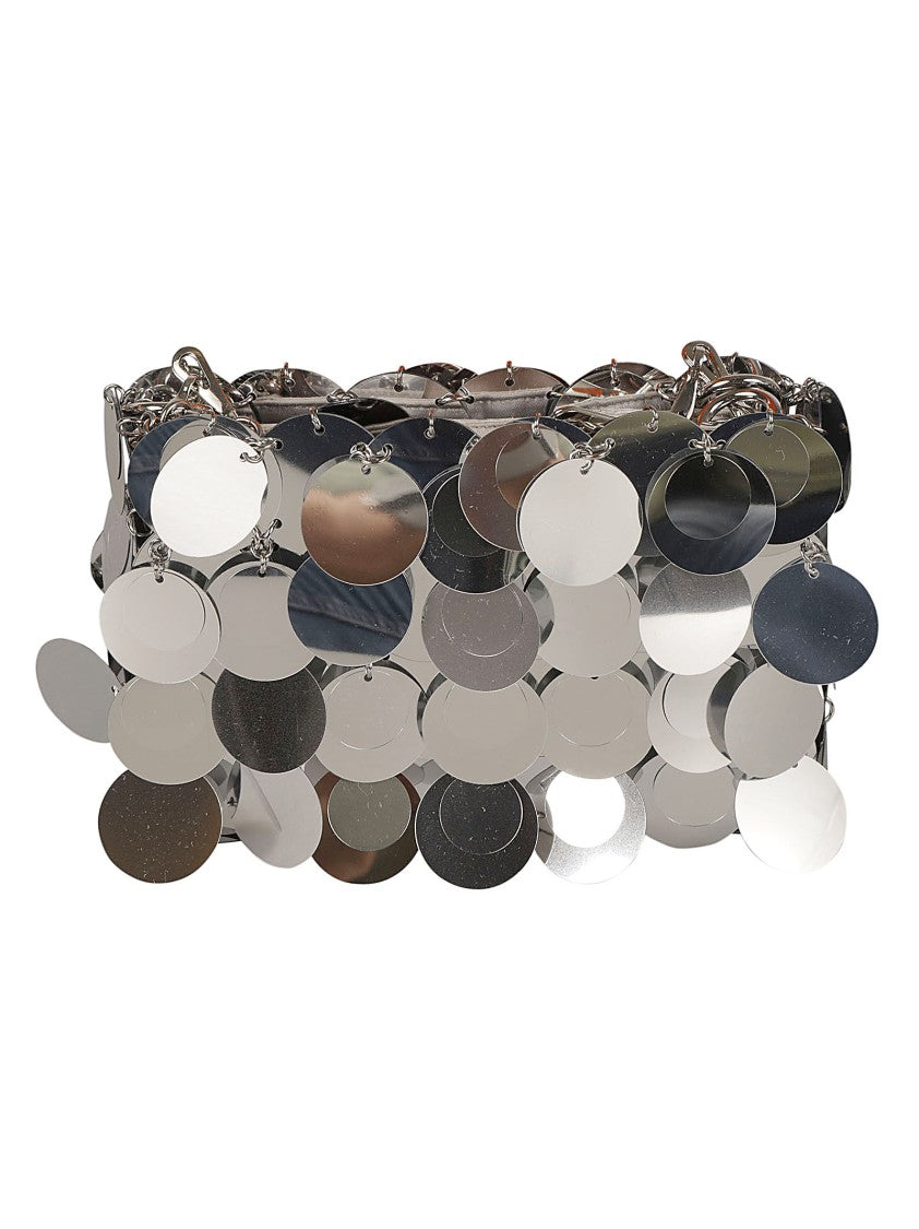 Rabanne Mini Shoulder Bag With Shiny Metal Discs