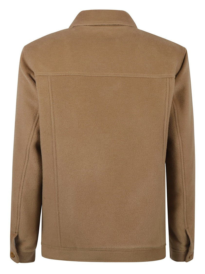 Ballantyne Classic Button-Up Coat With Structured Collar