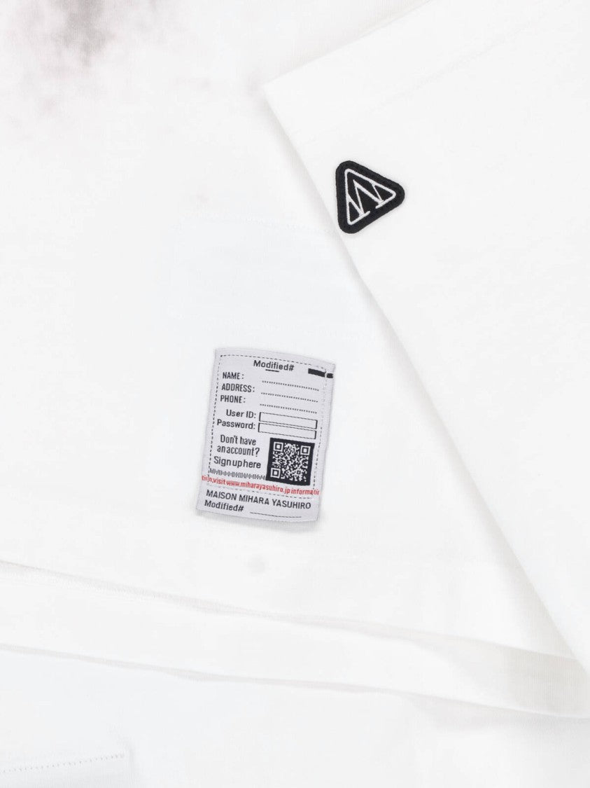 Maison Mihara Yasuhiro White Printed Cotton T-Shirt
