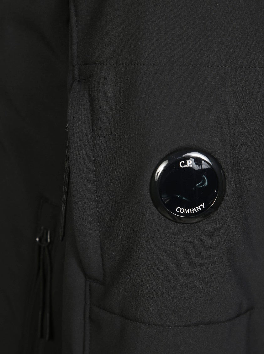 C.P. Company Short Jacket With Hood And Distinctive Lens Logo