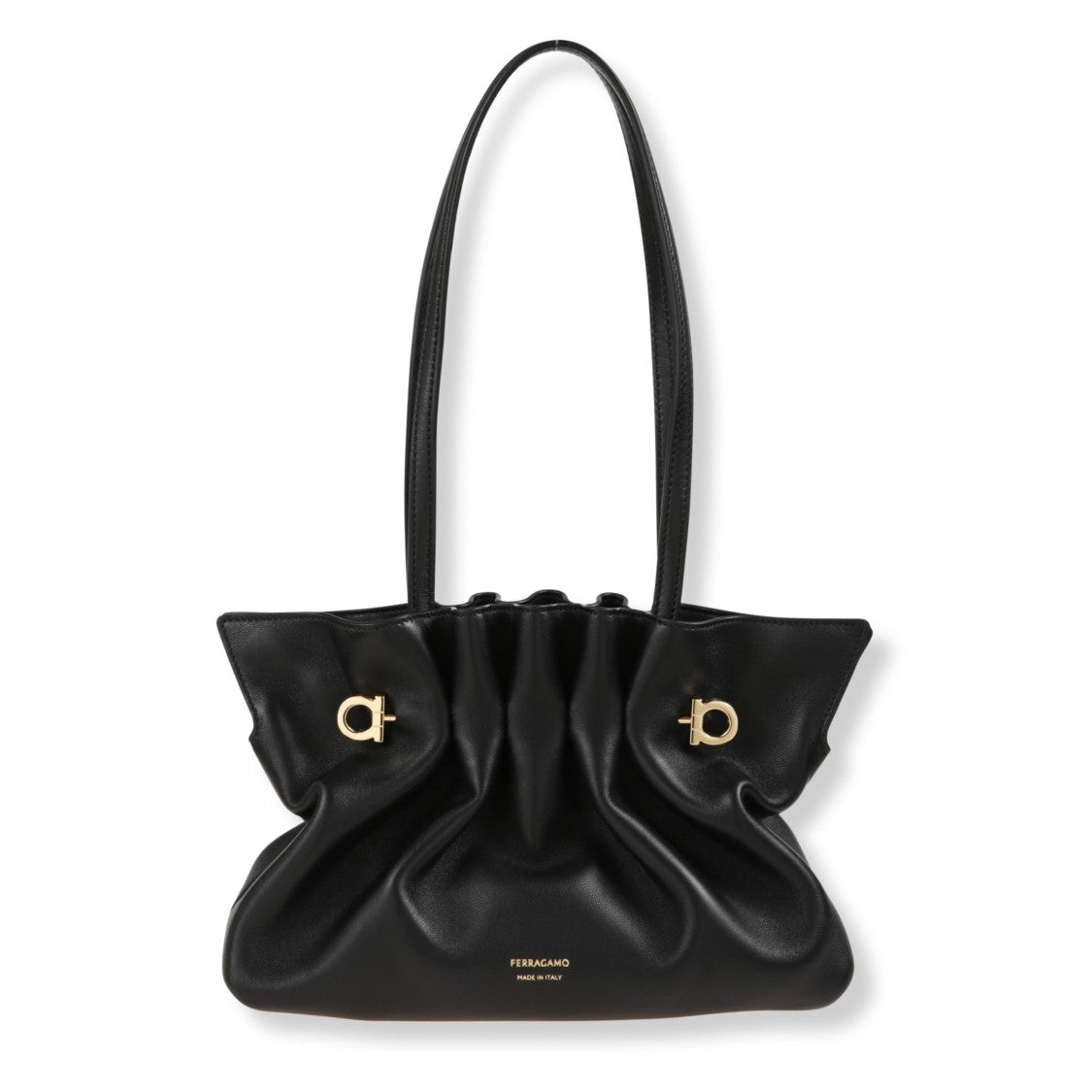 Ferragamo Soft-Structured Shoulder Bag With Minimalist Design