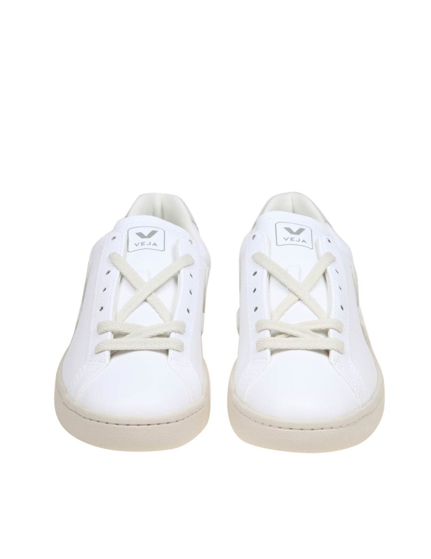 Veja Urca Sneakers In White Coated Cotton