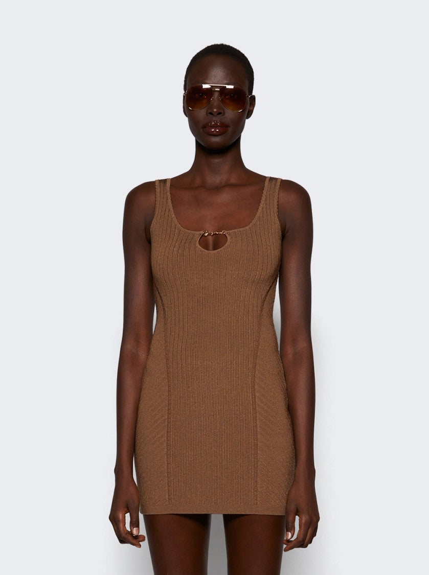 Jacquemus Sierra Mini Dress Beige