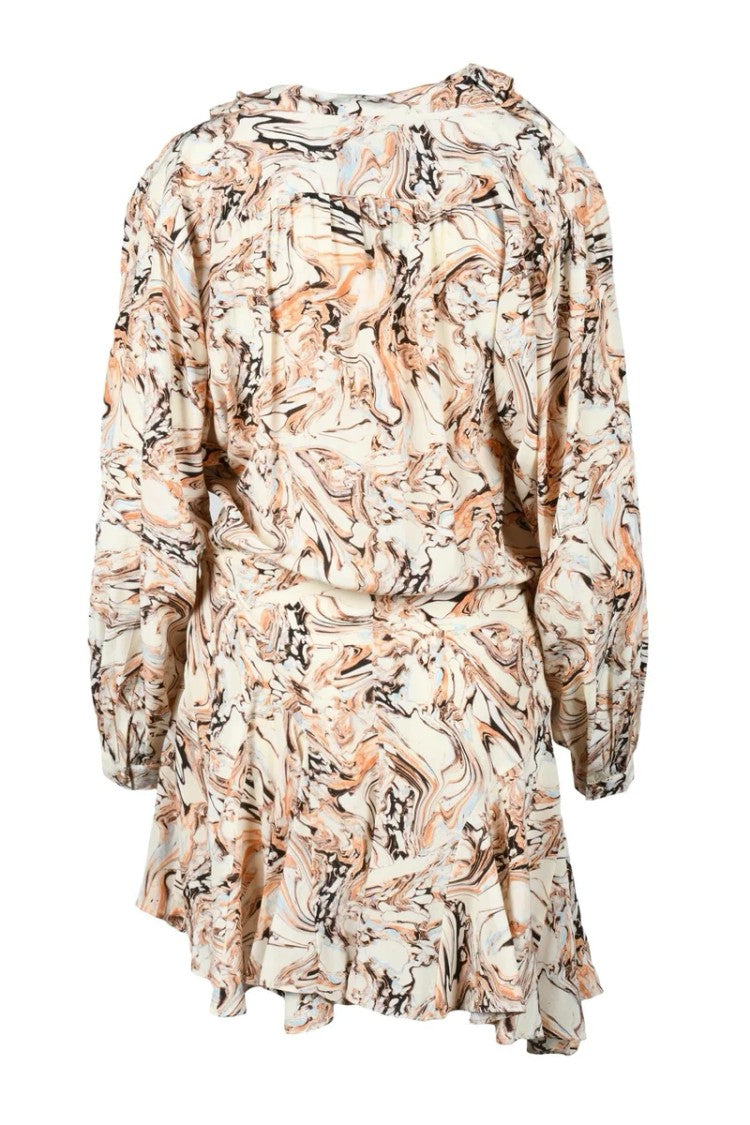 Isabel Marant Short Silk Dress - Beige
