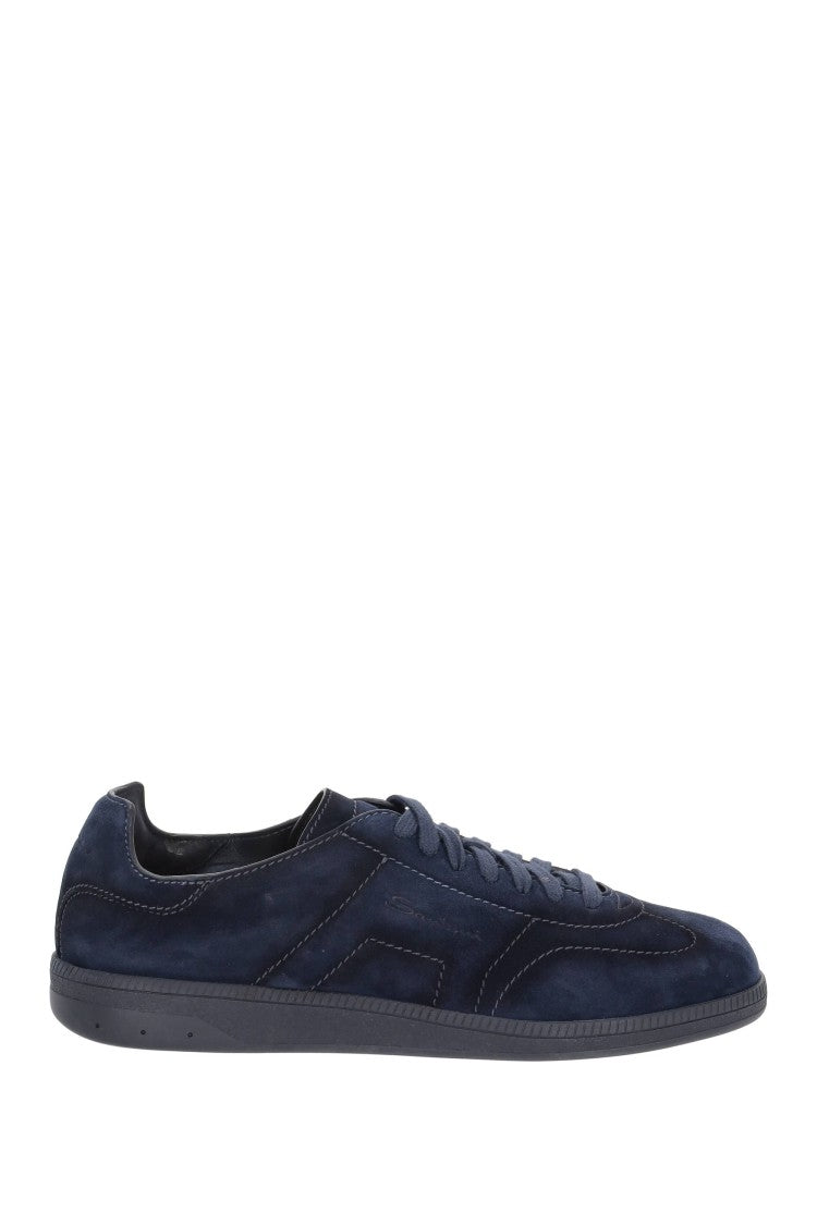 Santoni Olympic Suede Sneakers