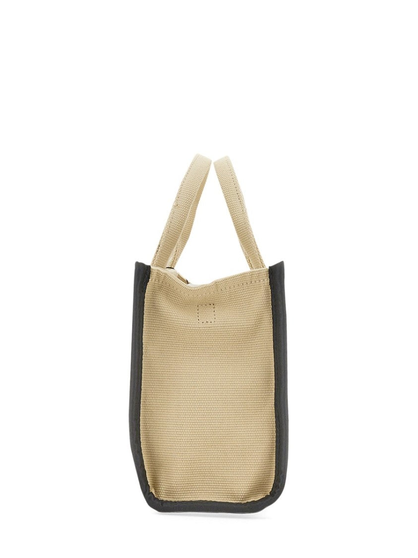 Marc Jacobs Black And White Small Logo Tote Bag