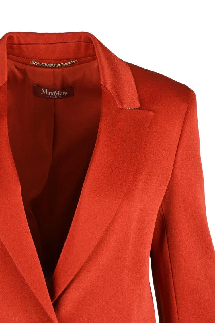 Max Mara Ebert Blazer Jacket - Red
