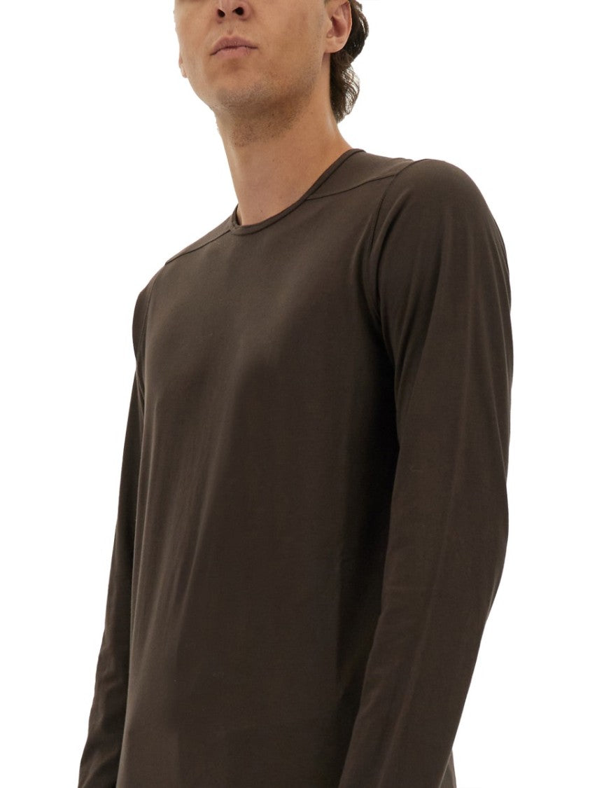 Drkshdw By Rick Owens Long-Sleeved T-Shirt With Design And Clean Finish